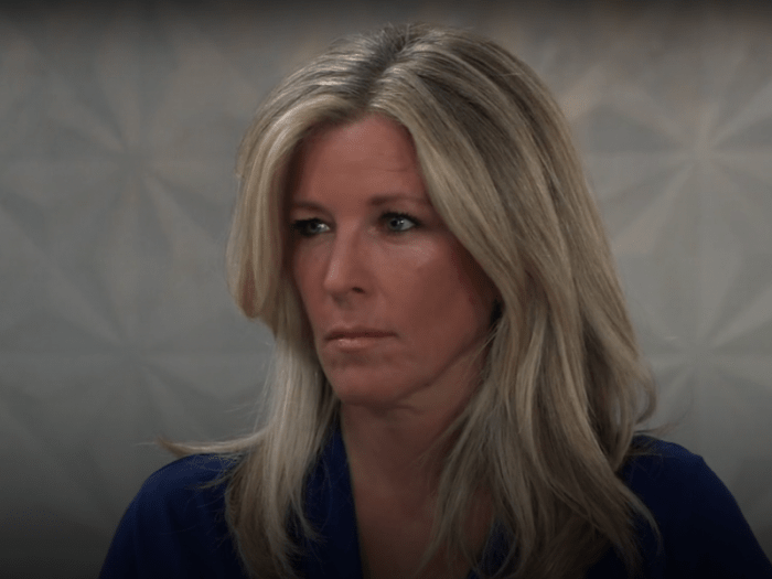 General Hospital Recap Carly Finds It Difficult To Swallow Her Anger About Nina Daytime