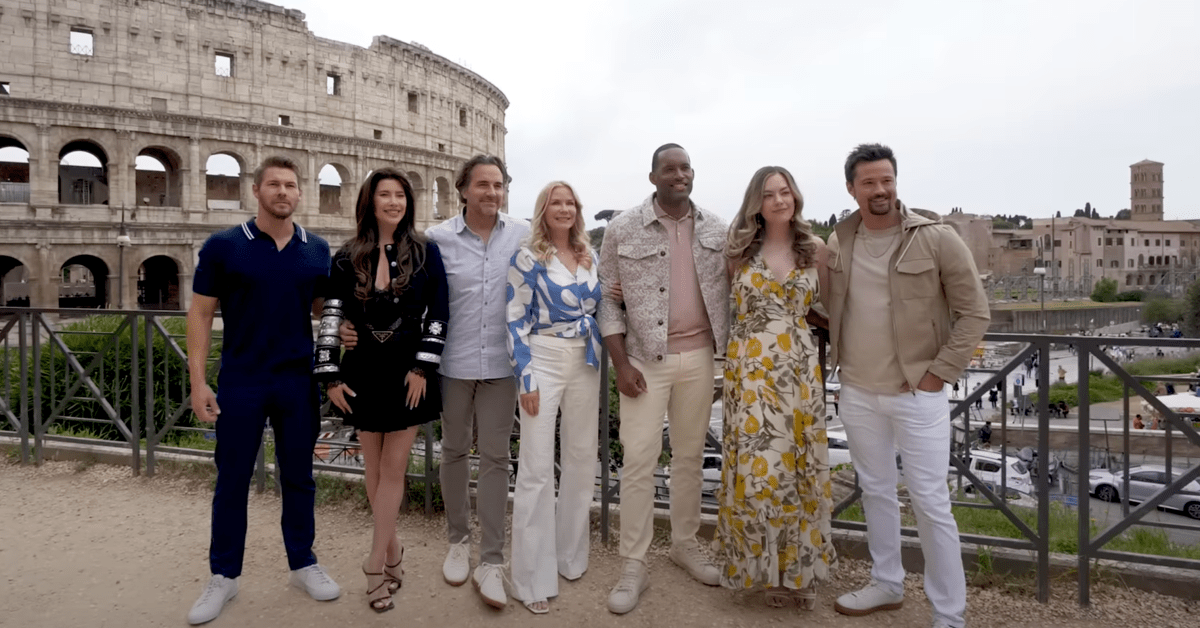 WATCH: B&B Goes Behind The Scenes In Rome: "There's A Lot Of Fun ...