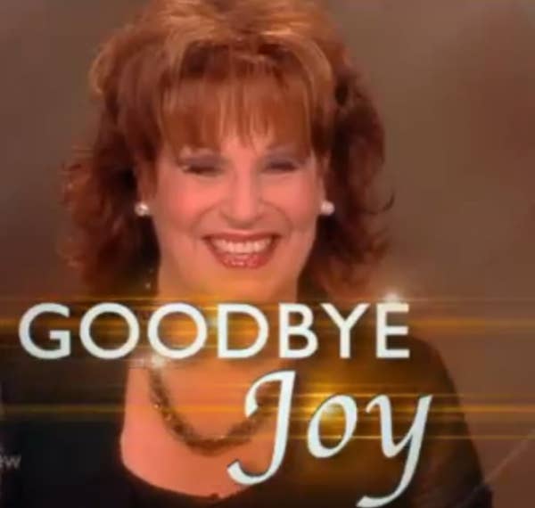 The View Stages Big Send-Off For Joy Behar on Aug. 9 (PROMO) - Daytime  Confidential