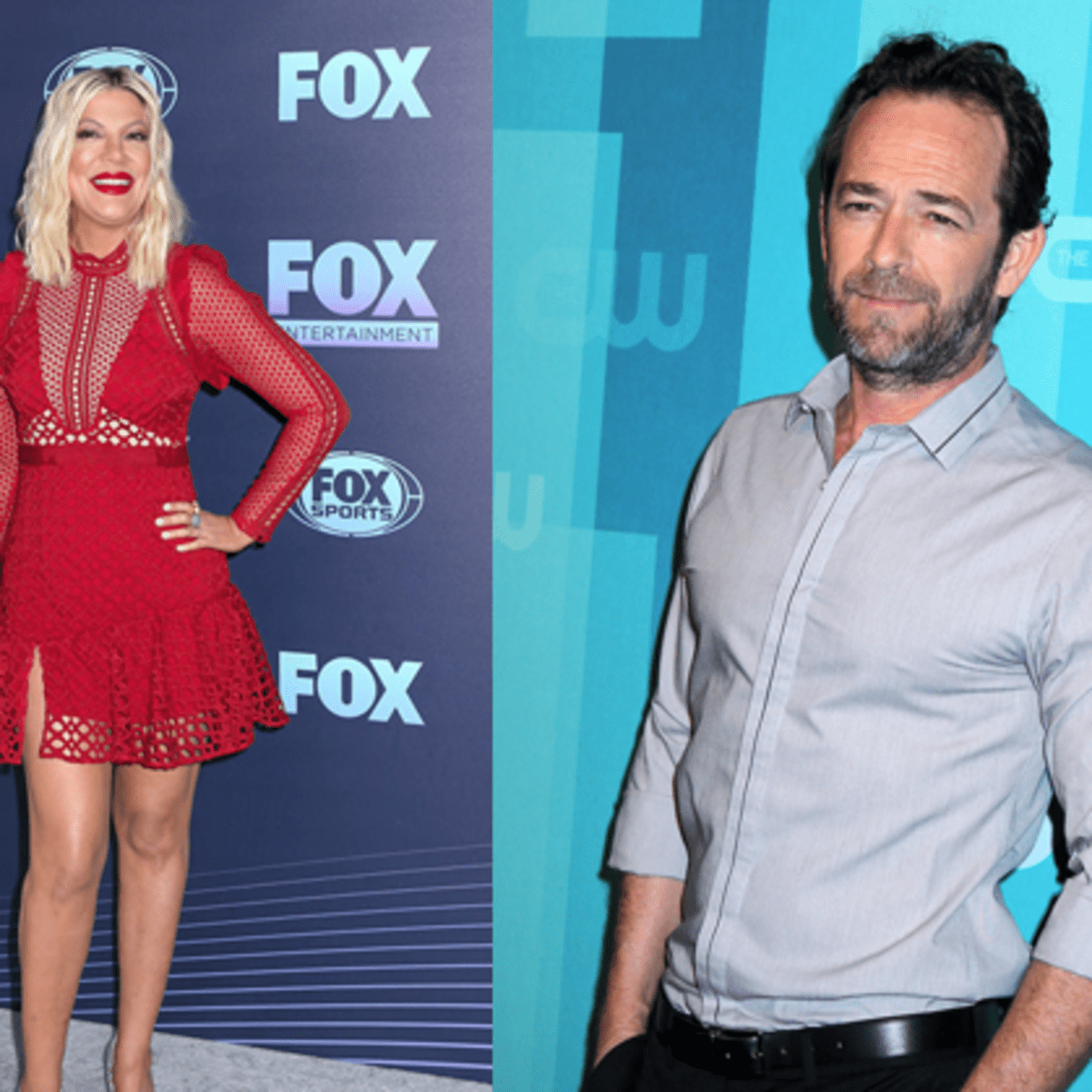 Tori Spelling Reveals Late 90210 Costar Luke Perry Once Defended Her From  Abusive Ex - Daytime Confidential