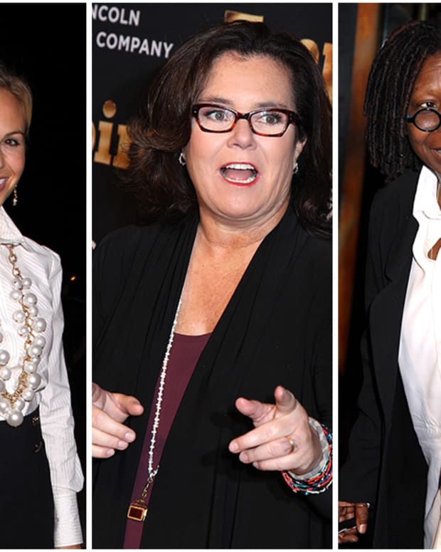 Elisabeth Hasselbeck, Rosie O'Donnell, Whoopi Goldberg