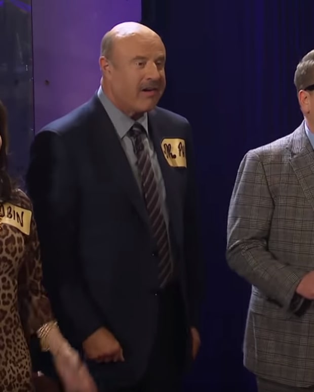 Dr. Phil Mcgraw, Robin McGraw, James Corden, The Late Late Show with Jame Corden