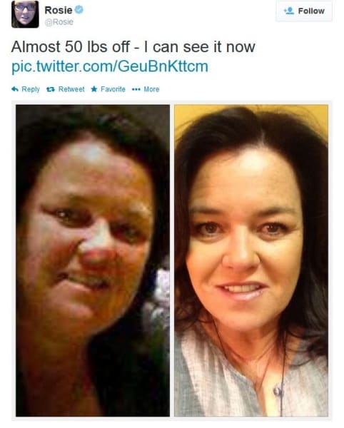 Rosie O'Donnell Loses Almost 50 Lbs - Daytime Confidential