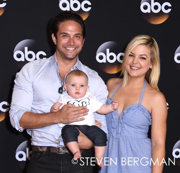 Adorbs! Brandon Barash and Kirsten Storms Show Off Baby Harper Rose at ...