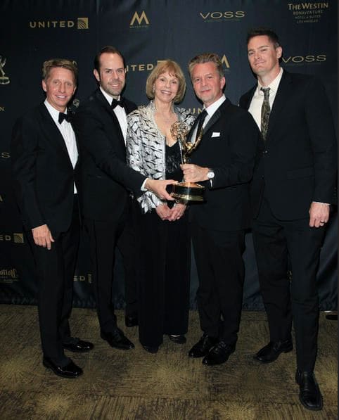 The Bold and the Beautiful Song and Sound Mixing Team with Toni Tenille, Photo Credit: Nina Prommer/Courtesy of NATAS
