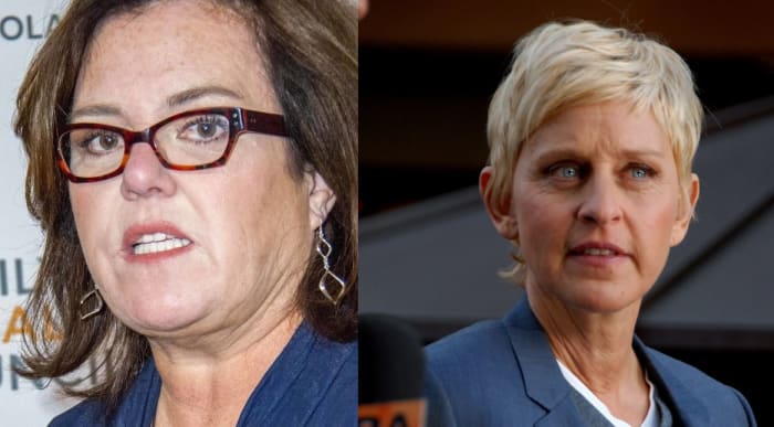 Rosie O'Donnell and Ellen DeGeneres/Photos by PR Photos