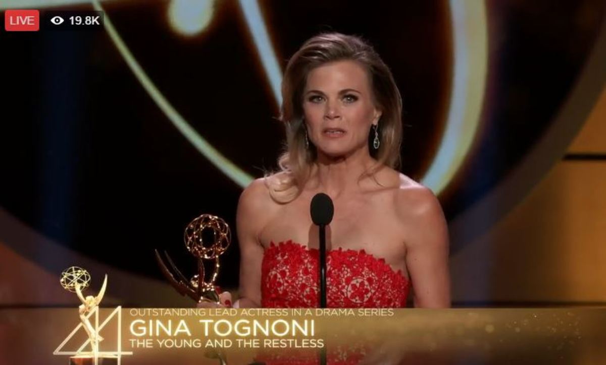 Gina Tognoni Wins Daytime Emmy For Outstanding Lead Actress - Daytime