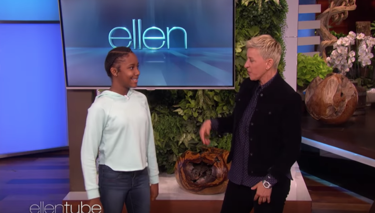 Jalaiah Harmon, Ellen DeGeneres