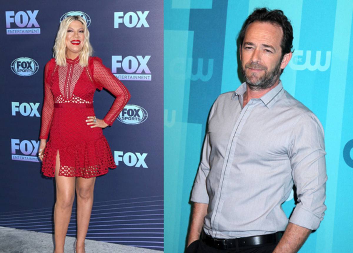 Tori Spelling Reveals Late 90210 Costar Luke Perry Once Defended Her