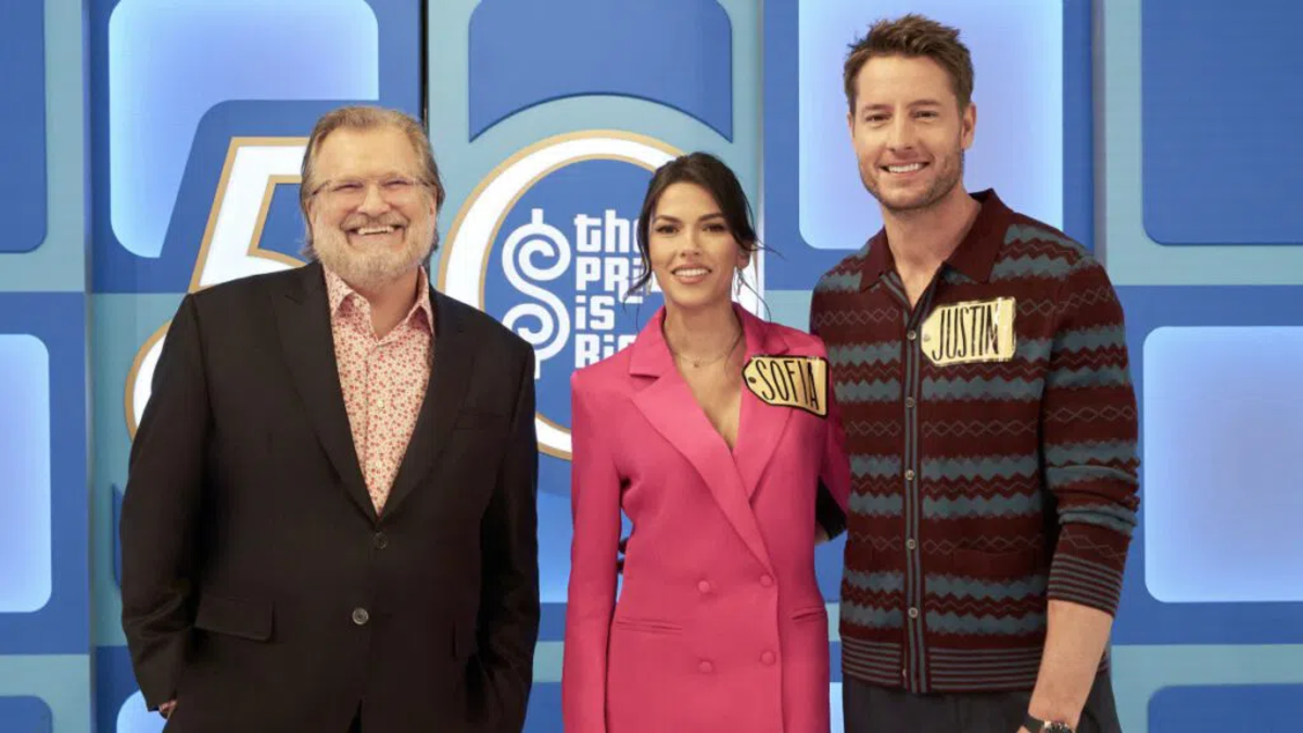 Drew Carey, Sofia Pernas, Justin Hartley, The Price is Right