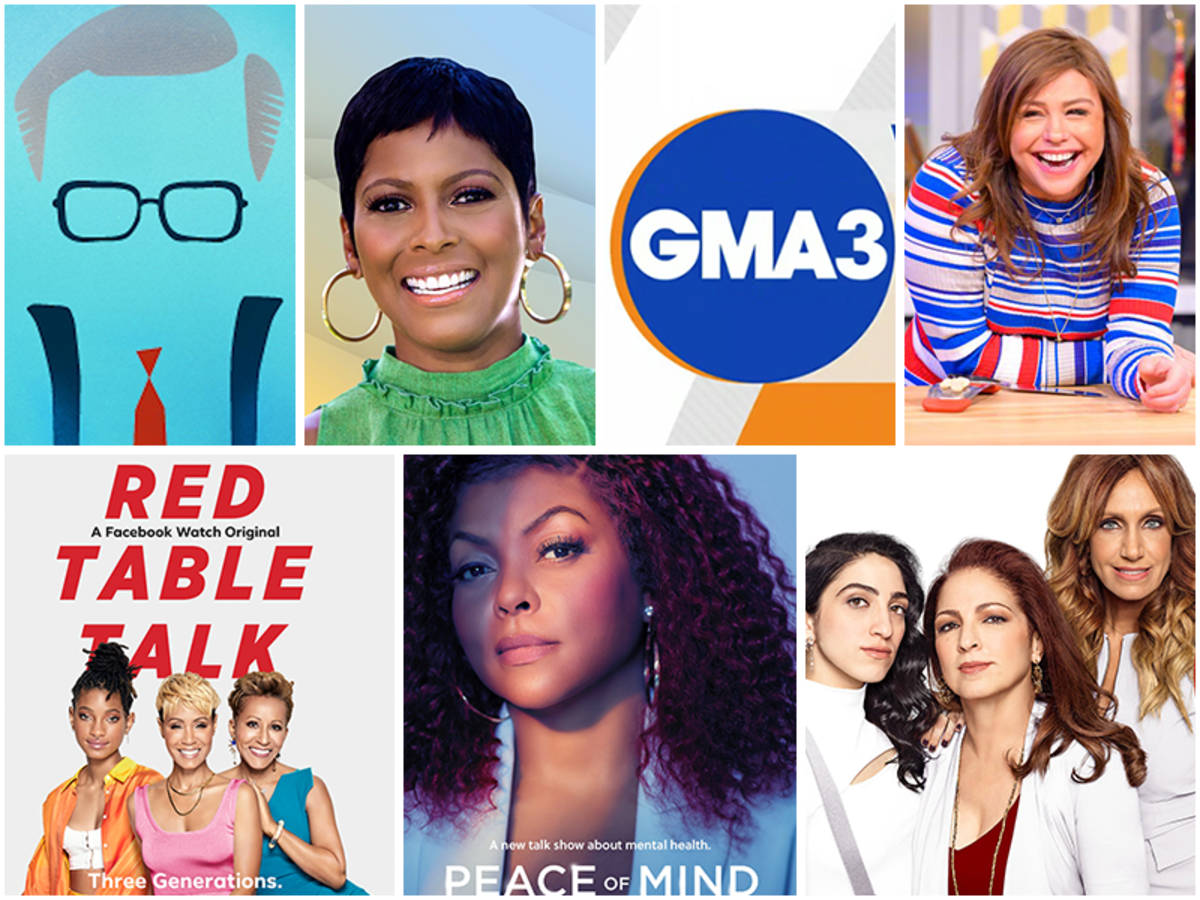 Larry King Now, Tamron Hall Show, GMA3, Rachael Ray Show, Red Table Talk, Peace of Mind, Red Table Talk:The Estevans