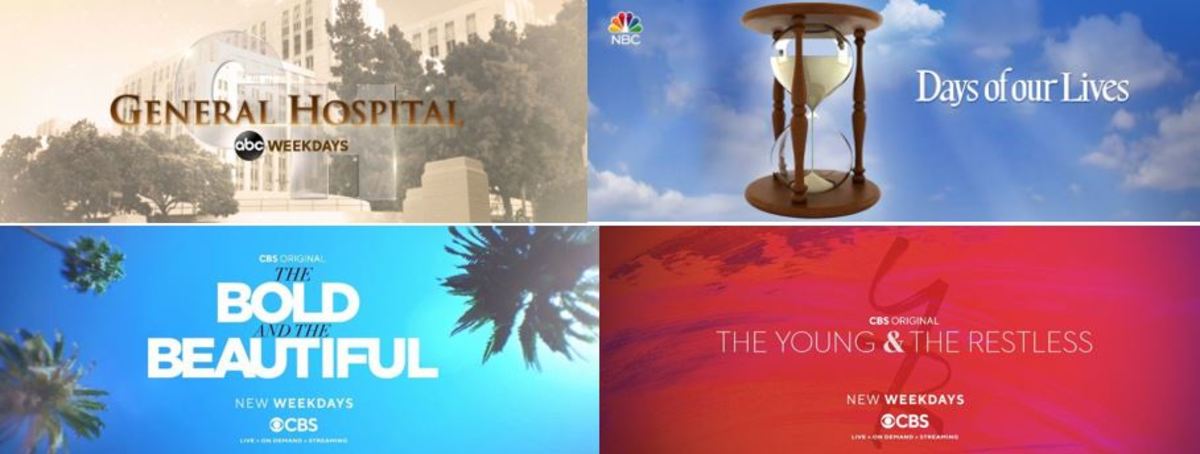 General Hospital, Days of Our Lives, The Bold and the Beautiful, The Young and the Restless