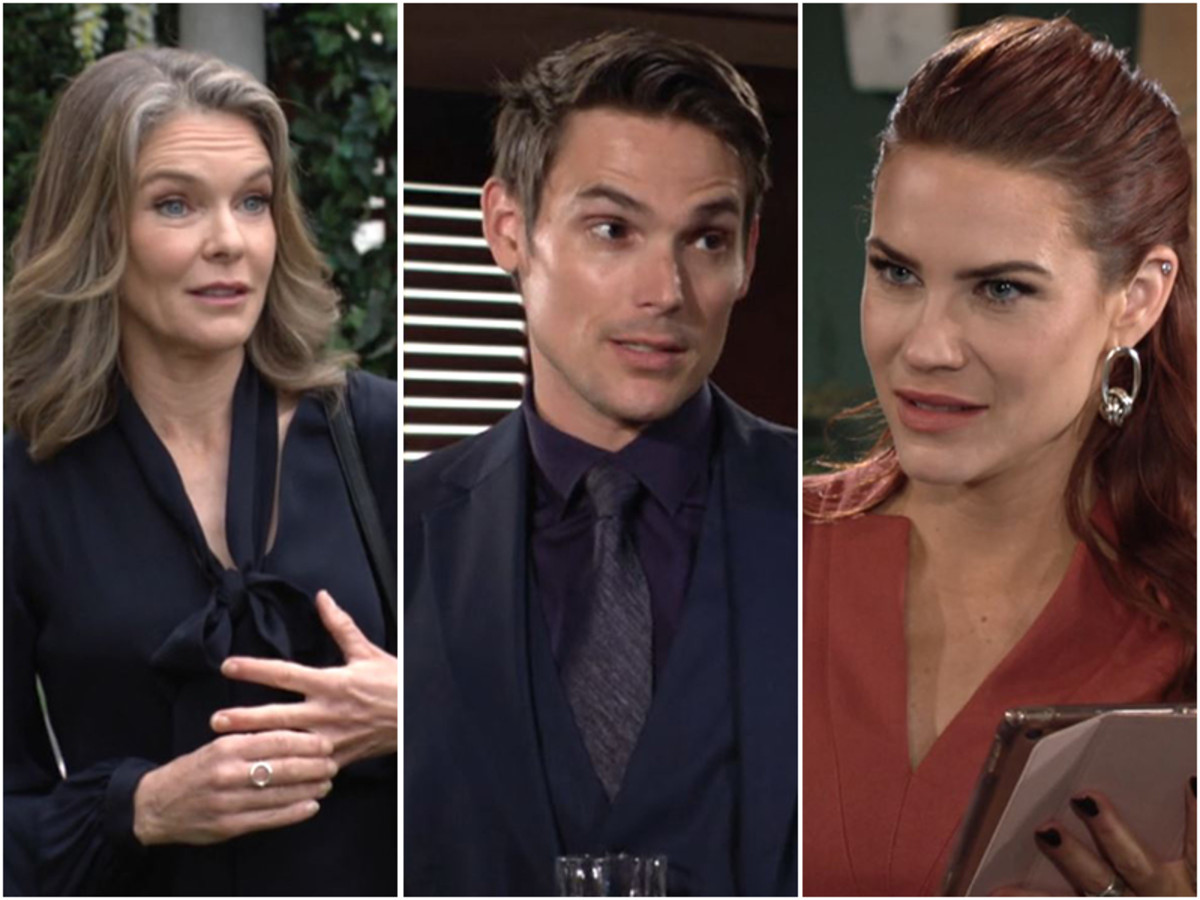 Diane Jenkins, Adam Newman, Sally Spectra, The Young and the Restless