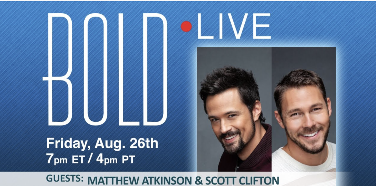 Matthew Atkinson, Scott Clifton, Bold Live, The Bold and the Beautiful