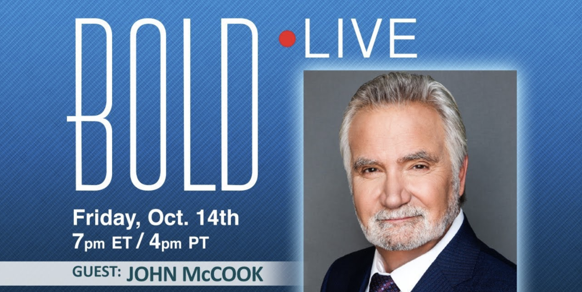 The Bold And The Beautiful's John McCook To Stop By Bold Live On ...