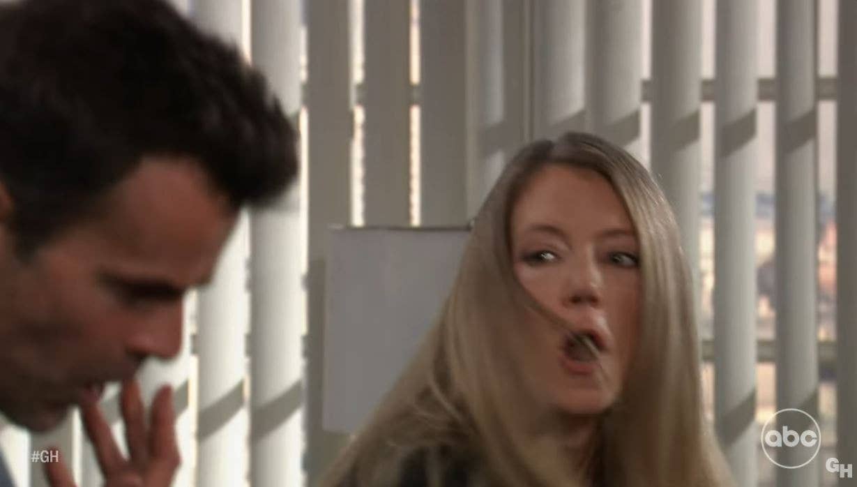 Nina Learns All About Drew and Willow's Kiss on General Hospital - Daytime Confidential